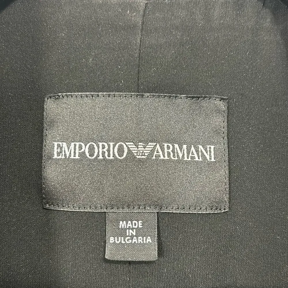 Emporio Armani Black Blazer Women’s Size 42 - Picture 2 of 5
